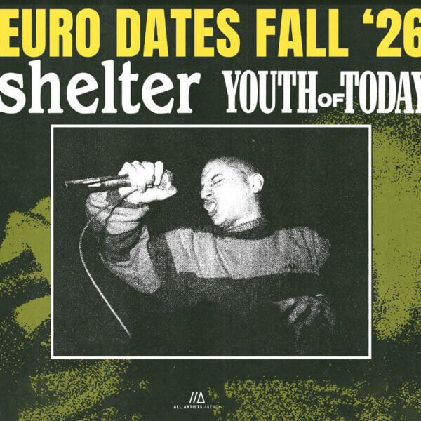 Youth Of Today & Shelter 2026 auf Tour – Hardcore-Ikonen  bringen „Mantra“-Legacy und NY Straight Edge zurück nach Europa